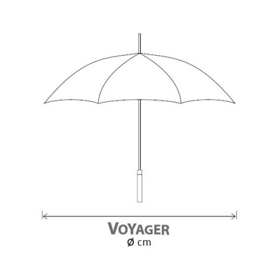 Wiatroodporny parasol automatyczny, składany