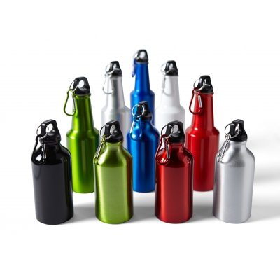 Butelka sportowa 400 ml z karabińczykiem