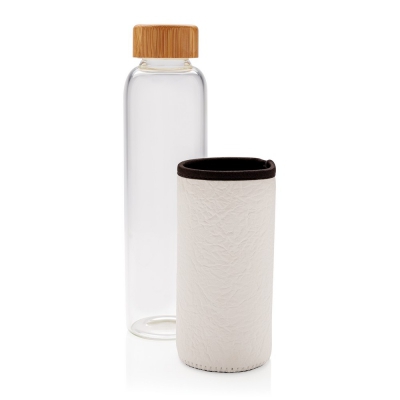 Szklana butelka 550 ml w pokrowcu