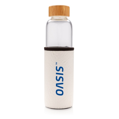 Szklana butelka 550 ml w pokrowcu