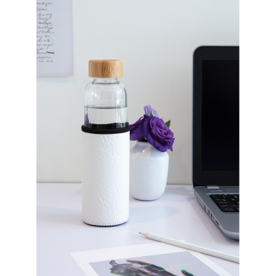 Szklana butelka 550 ml w pokrowcu