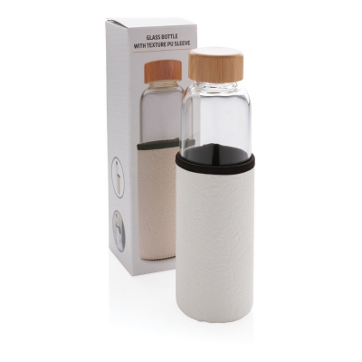 Szklana butelka 550 ml w pokrowcu