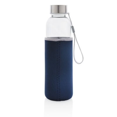 Szklana butelka 500 ml w pokrowcu