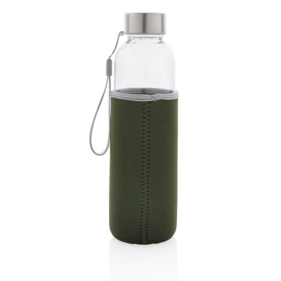 Szklana butelka 500 ml w pokrowcu