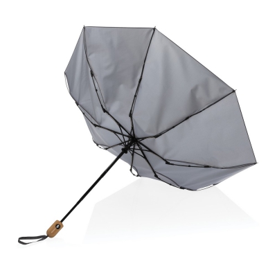 Bambusowy parasol automatyczny 21` Impact AWARE™ rPET