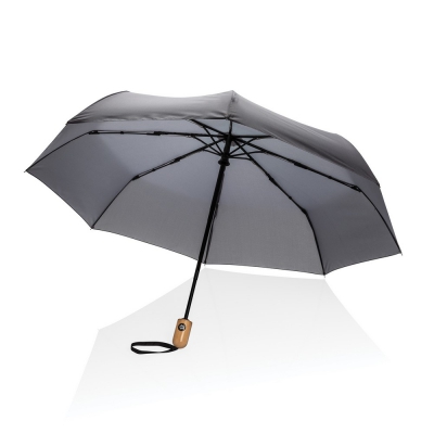 Bambusowy parasol automatyczny 21` Impact AWARE™ rPET