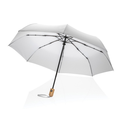 Bambusowy parasol automatyczny 21` Impact AWARE™ rPET