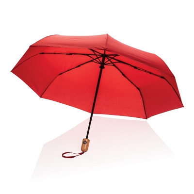 Bambusowy parasol automatyczny 21` Impact AWARE™ rPET
