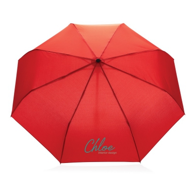 Bambusowy parasol automatyczny 21` Impact AWARE™ rPET