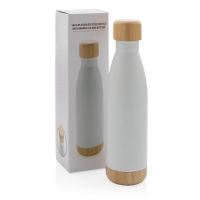 Butelka termiczna 700 ml, bambusowy element