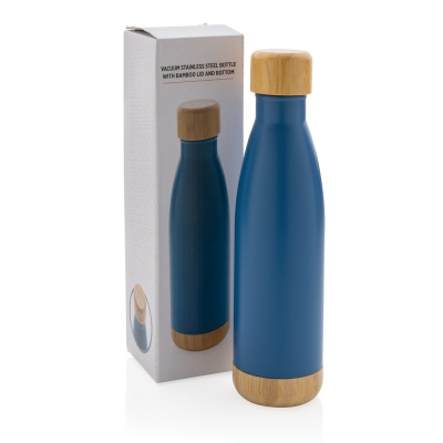 Butelka termiczna 700 ml, bambusowy element