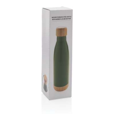 Butelka termiczna 700 ml, bambusowy element