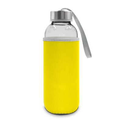 Szklana butelka 420 ml w pokrowcu | Bob