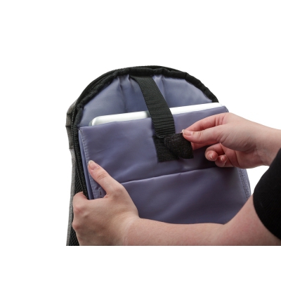 Plecak na laptopa 13`, chroniący przed kieszonkowcami