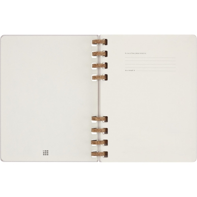 Spiralny kalendarz MOLESKINE Undated Life