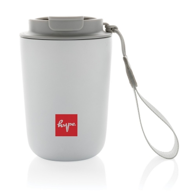 Kubek termiczny 380 ml Cuppa, stal nierdzewna z recyklingu