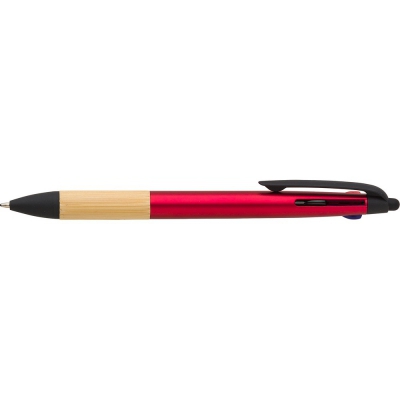 Długopis, wielokolorowy wkład, touch pen