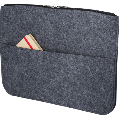 Etui na laptopa 14` z filcu RPET, teczka na dokumenty