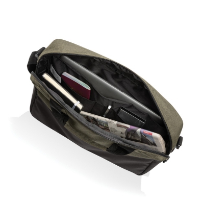Torba na laptopa 15,6` AWARE™ Kazu, poliester z recyklingu