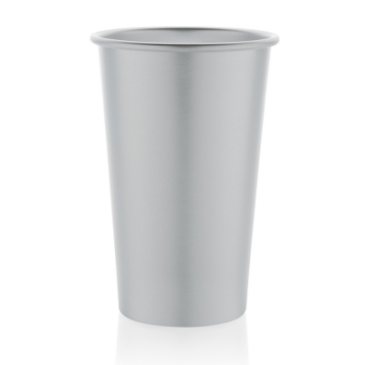 Lekki kubek podróżny 450 ml Alo, aluminium z recyklingu