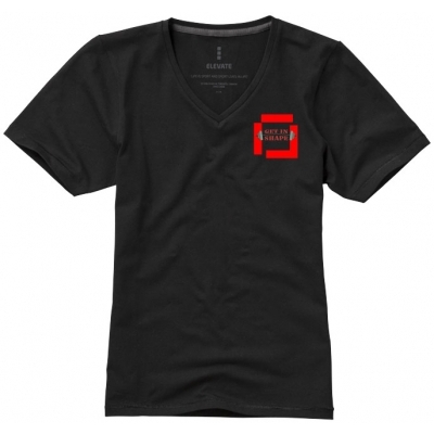 Damski T-shirt ekologiczny Kawartha z krótkim rękawem