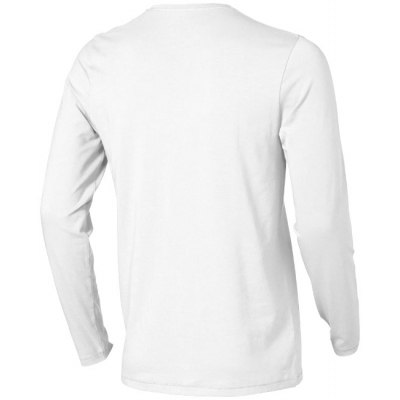 Męski T-shirt ekologiczny Ponoka z długim rękawem