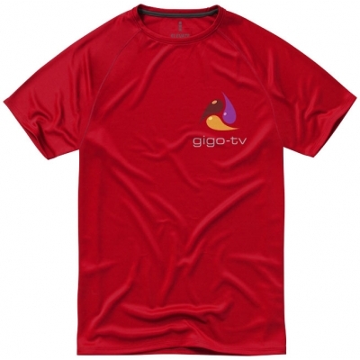 Męski T-shirt Niagara z krótkim rękawem z tkaniny Cool Fit odprowadzającej wilgoć
