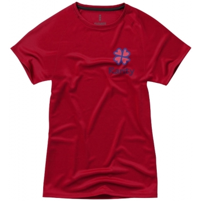 Damski T-shirt Niagara z krótkim rękawem z tkaniny Cool Fit odprowadzającej wilgoć