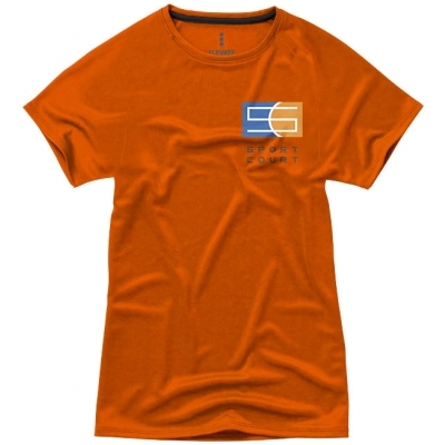 Damski T-shirt Niagara z krótkim rękawem z tkaniny Cool Fit odprowadzającej wilgoć