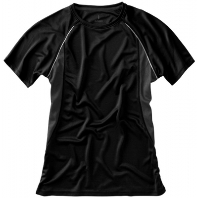 Damski T-shirt Quebec z krótkim rękawem z tkaniny Cool Fit odprowadzającej wilgoć