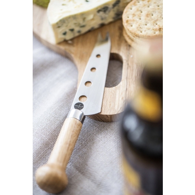 Oval oak nóż do sera