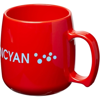 Kubek Classic wykonany z tworzywa sztucznego o pojemności 300 ml