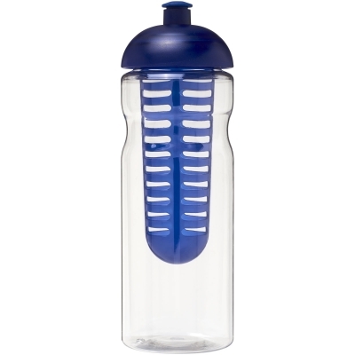 Bidon H2O Base® z wypukłym wieczkiem o pojemności 650 ml z możliwością przyrządzania wody smakowej