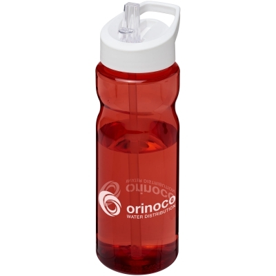 Bidon H2O Base® o pojemności 650 ml z wieczkiem z słomką