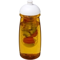 Bidon H2O Pulse® o pojemności 600 ml z wypukłym wieczkiem z możliwością
przyrządzania wody smakowej