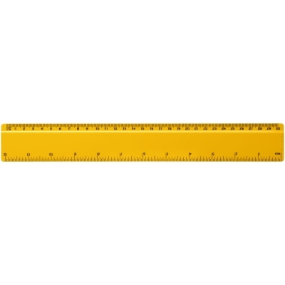 Linijka Renzo o długości 30 cm wykonana z tworzywa sztucznego