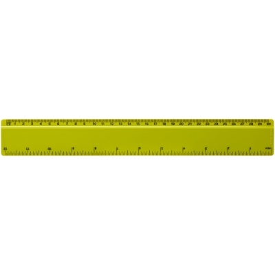 Linijka Renzo o długości 30 cm wykonana z tworzywa sztucznego