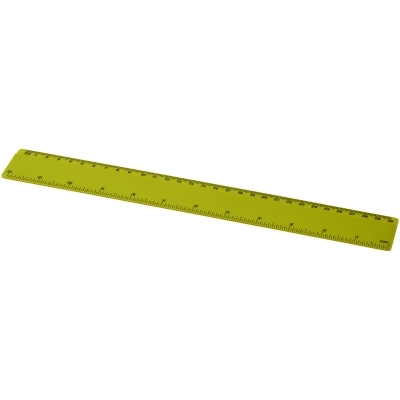 Linijka Renzo o długości 30 cm wykonana z tworzywa sztucznego
