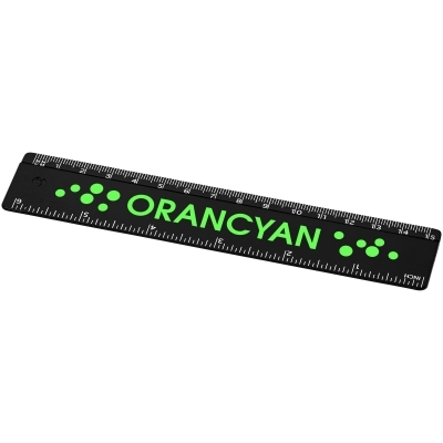 Linijka Renzo o długości 15 cm wykonana z tworzywa sztucznego