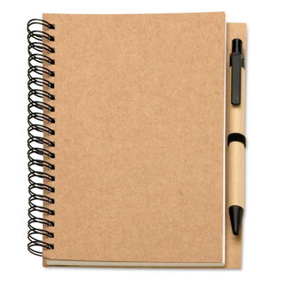 Notes z długopisem