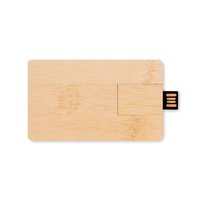 16gb usb: bambusowa obudowa
