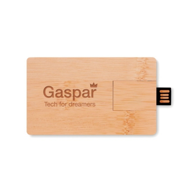 16gb usb: bambusowa obudowa