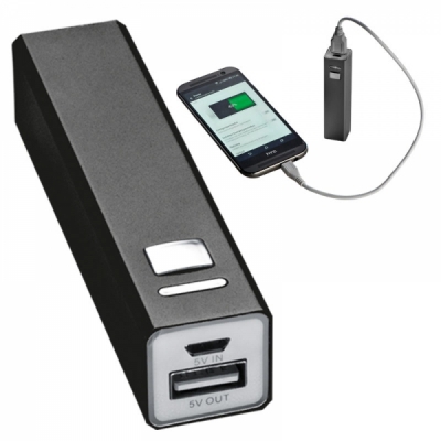 Power bank metalowy 2200 mAh PORT HOPE 2200mAh