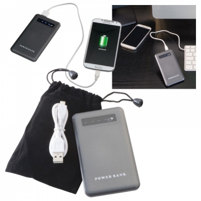 Power bank plastikowy KINGSVILLE 4000mAh