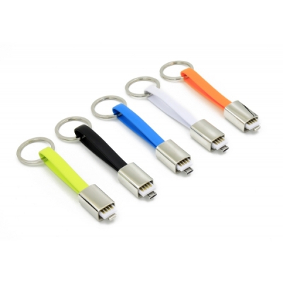 Kabel do transferu danych w kształcie breloczka
