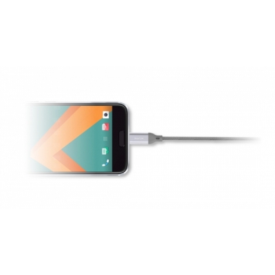 Nylonowy kabel do transferu danych LK30 Typ - C Quick Charge 3.0