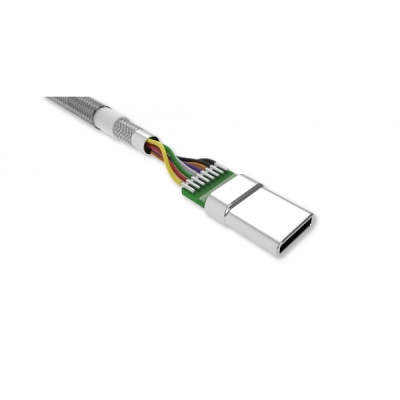 Nylonowy kabel do transferu danych LK30 Typ - C Quick Charge 3.0