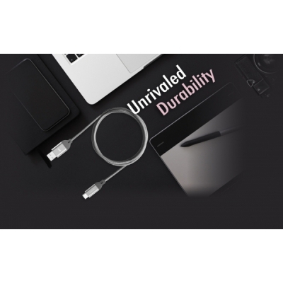 Nylonowy kabel do transferu danych LK30 Typ - C Quick Charge 3.0