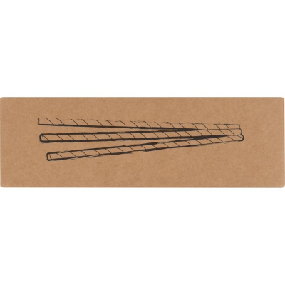 Zestaw 100 papierowych słomek do picia