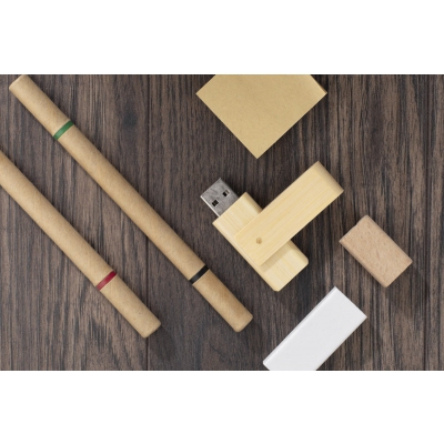 Pamięć USB bambusowa TWISTER 16 GB